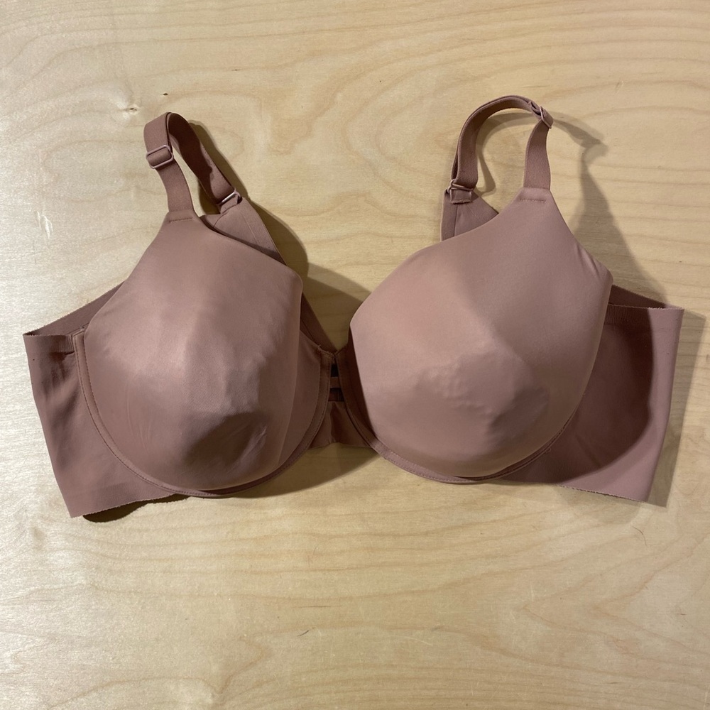 Auden Women's Brown Underwire Bra 46C Lightly Lined Full Coverage (FA)